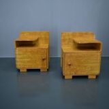 Set of two night stands by Jindřich Halabala for UP Zavody, 1939s