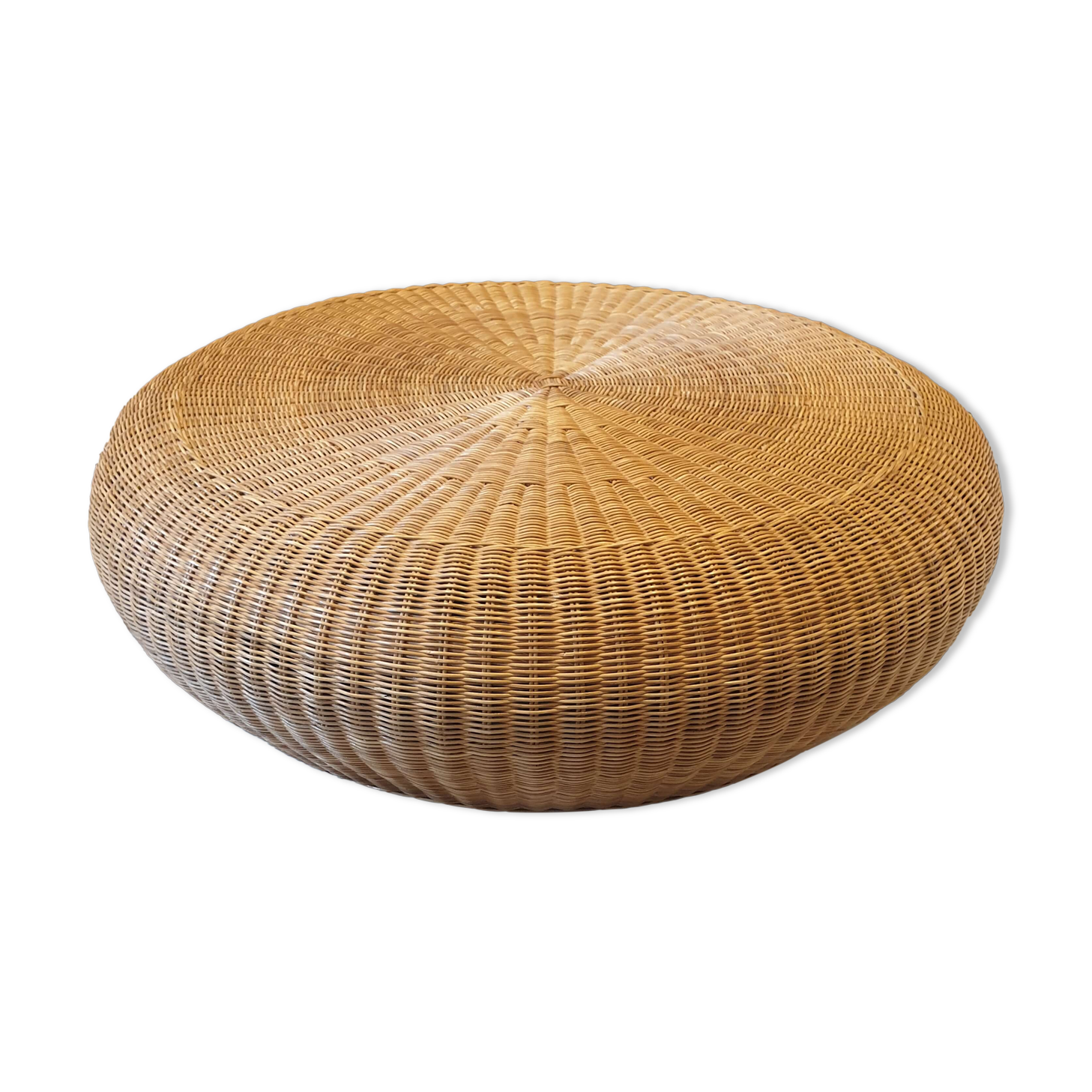 Coffee table Wicker round