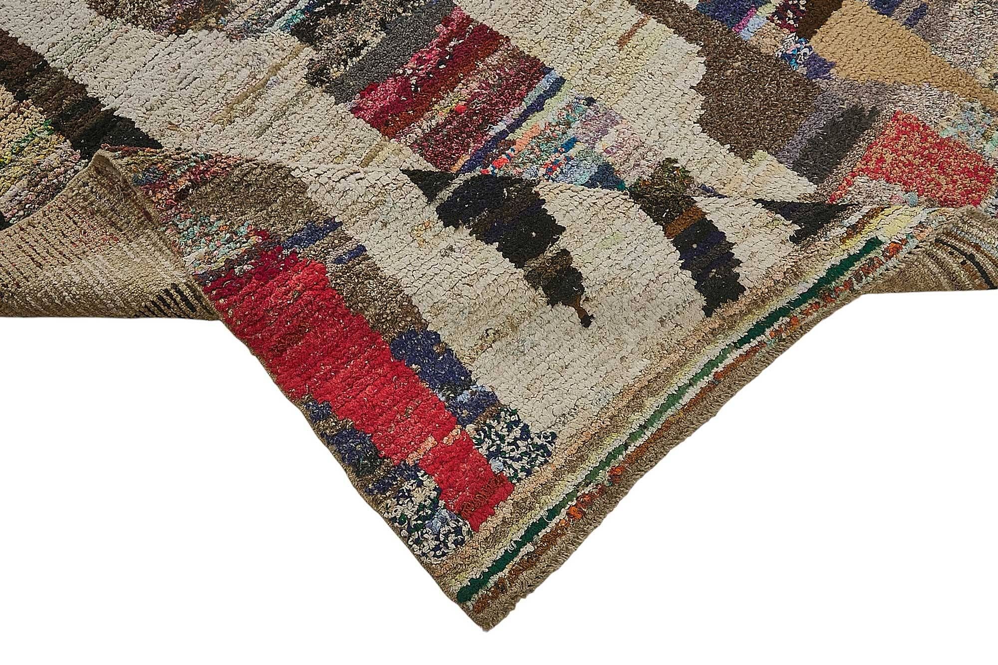 Handwoven Turkish Recycled Boho Rug 324 cm x 375 cm