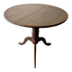 Table tripode anglaise à plateau basculant en chêne