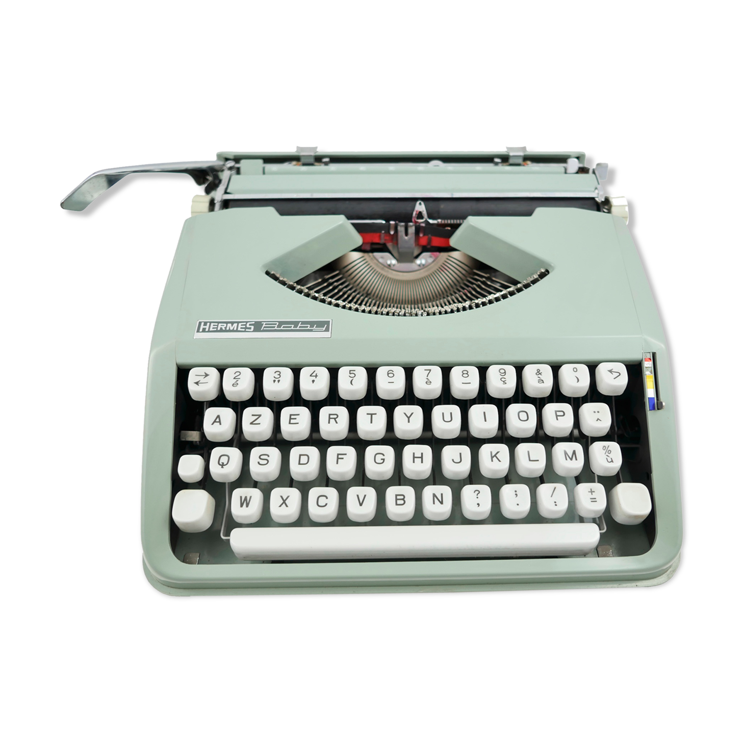 Hermes Baby Cursive Typewriter Revised New Ribbon