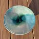 Blown glass art bowl signed by Georges Castellino