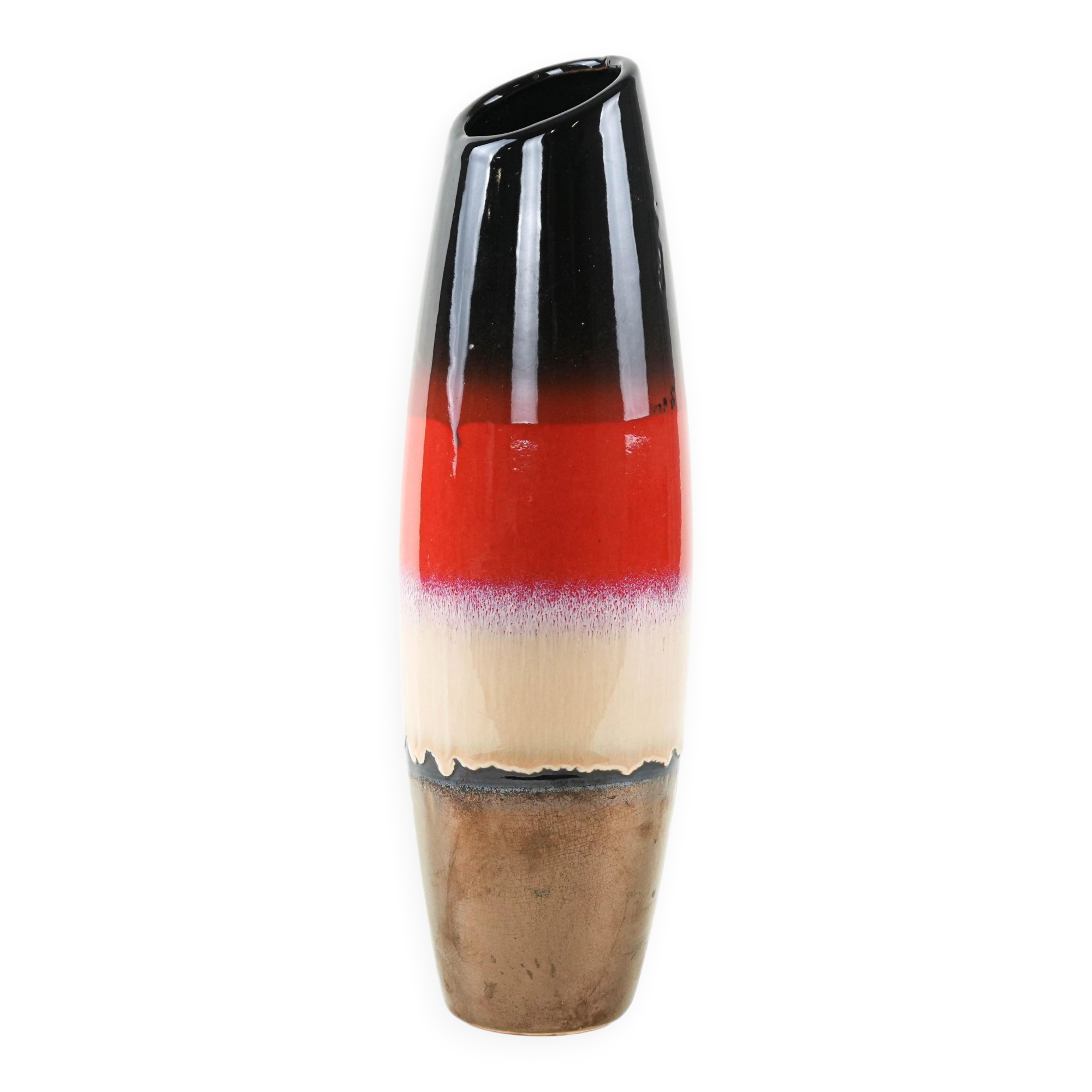 Vase en céramique, design danois, années 1960, fabriqué au Danemark