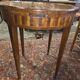 Bouillotte table in marquetry, signed Pagny Fils, Paris, early 20th century