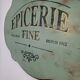 Hand-painted vintage sign