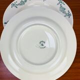 6 Sapho Lonchamp soup plates, iron earth