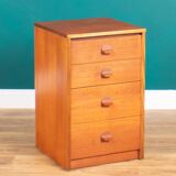 Retro 1960s Bedside Table in Teak by John & Silvia Reid  Stag