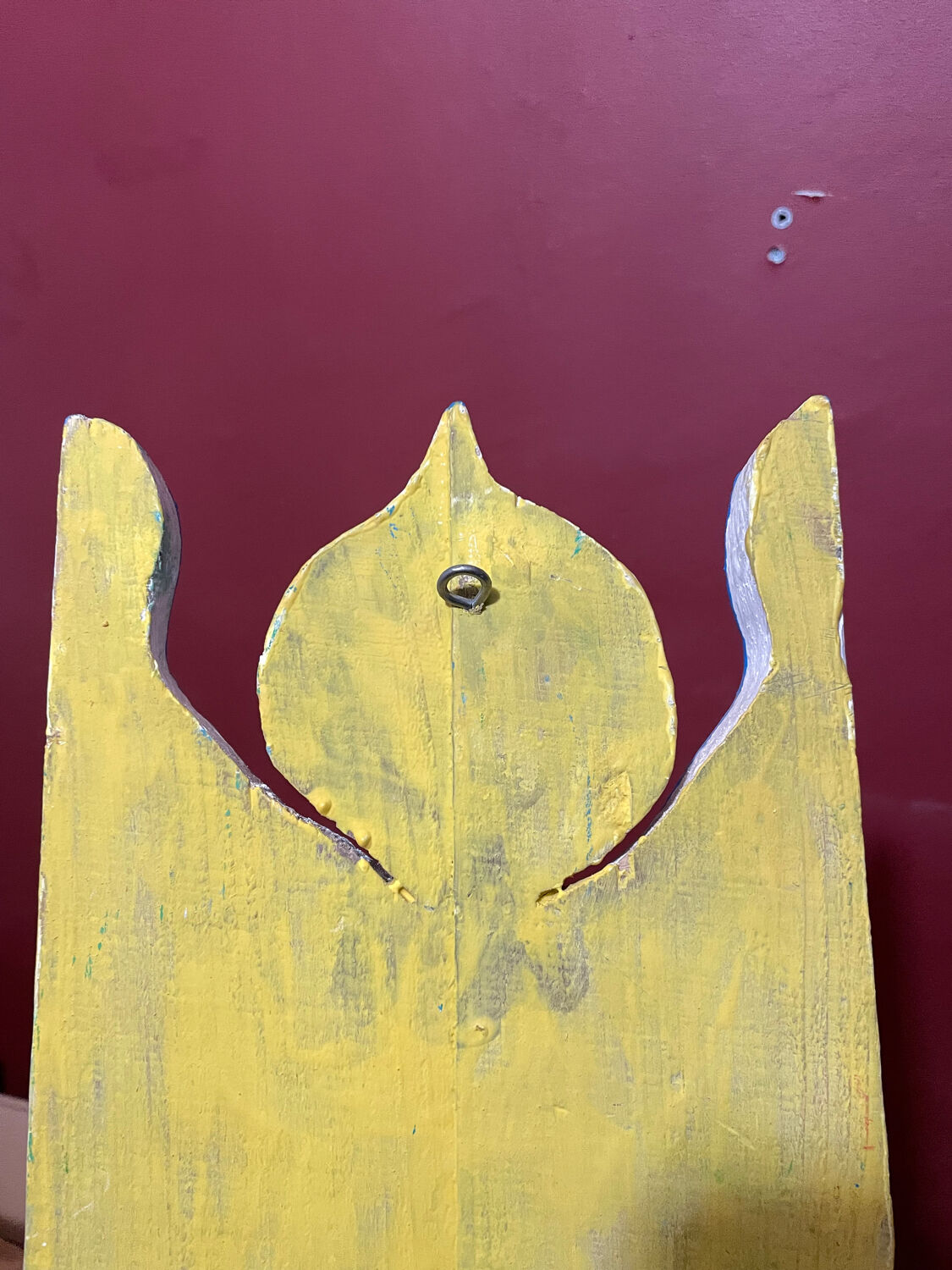 Pair of hand-painted Tunisian bedside tables or shelves