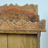 Beech Wabi Sabi cabinet, circa 1850