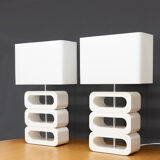 Paires de lampes de table par Jan des Bouvrie