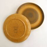 Set of 6 small stoneware plates