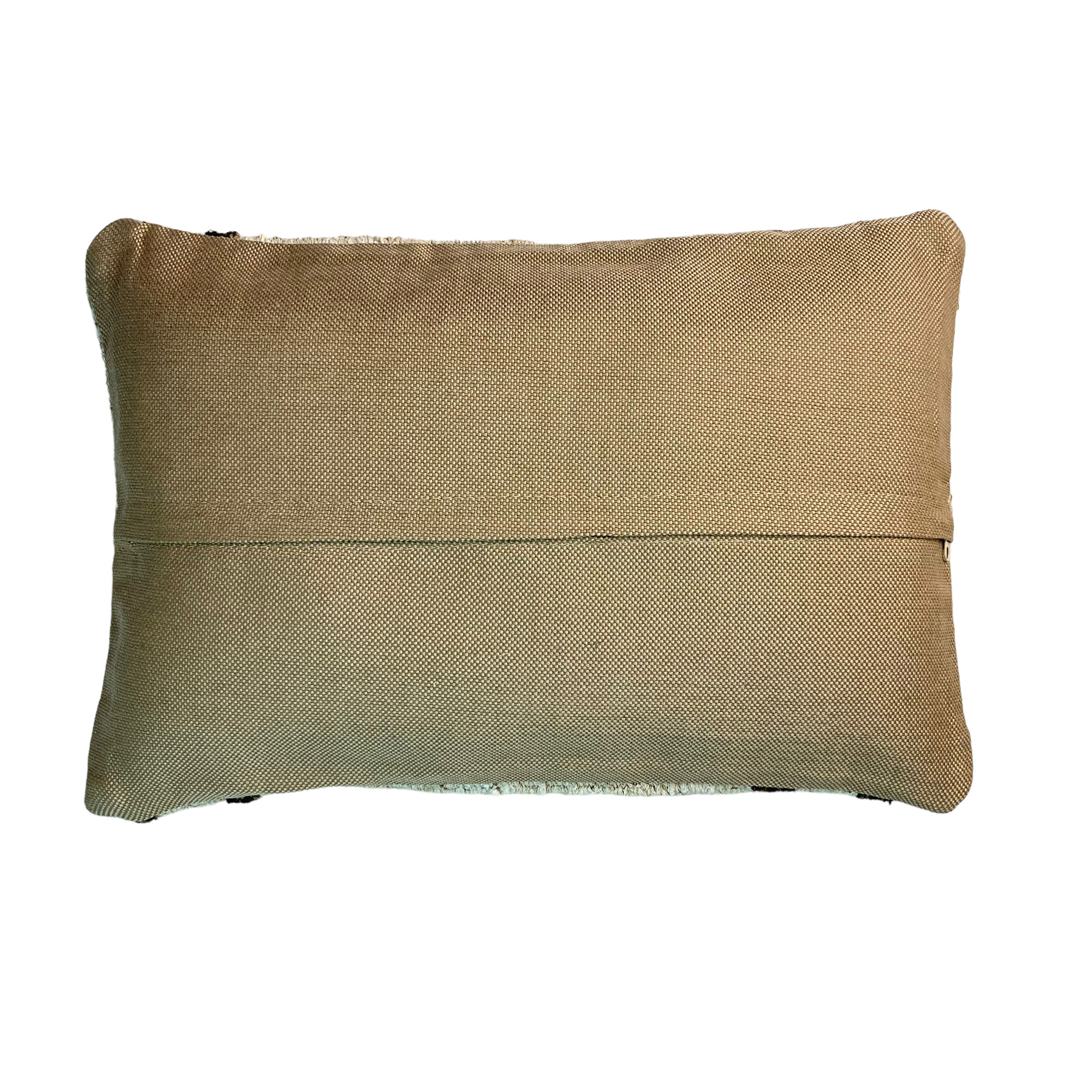 Vintage turkish handmade kilim cushion cover , 30 x 50 cm