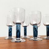German wine glasses by Regina Kaufmann for Glashagen Hütte, set of 6.
