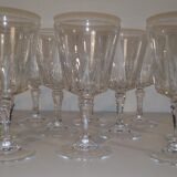 10 verres en eau cristal