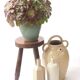 Wood tripod stool
