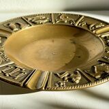 CENDRIER Signes du Zodiaque BRONZE Vintage