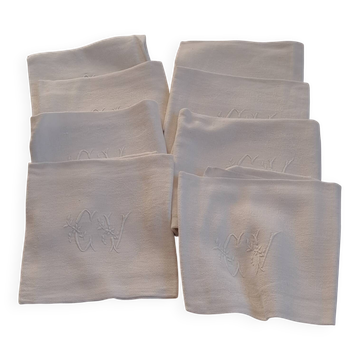 Serviettes vintage