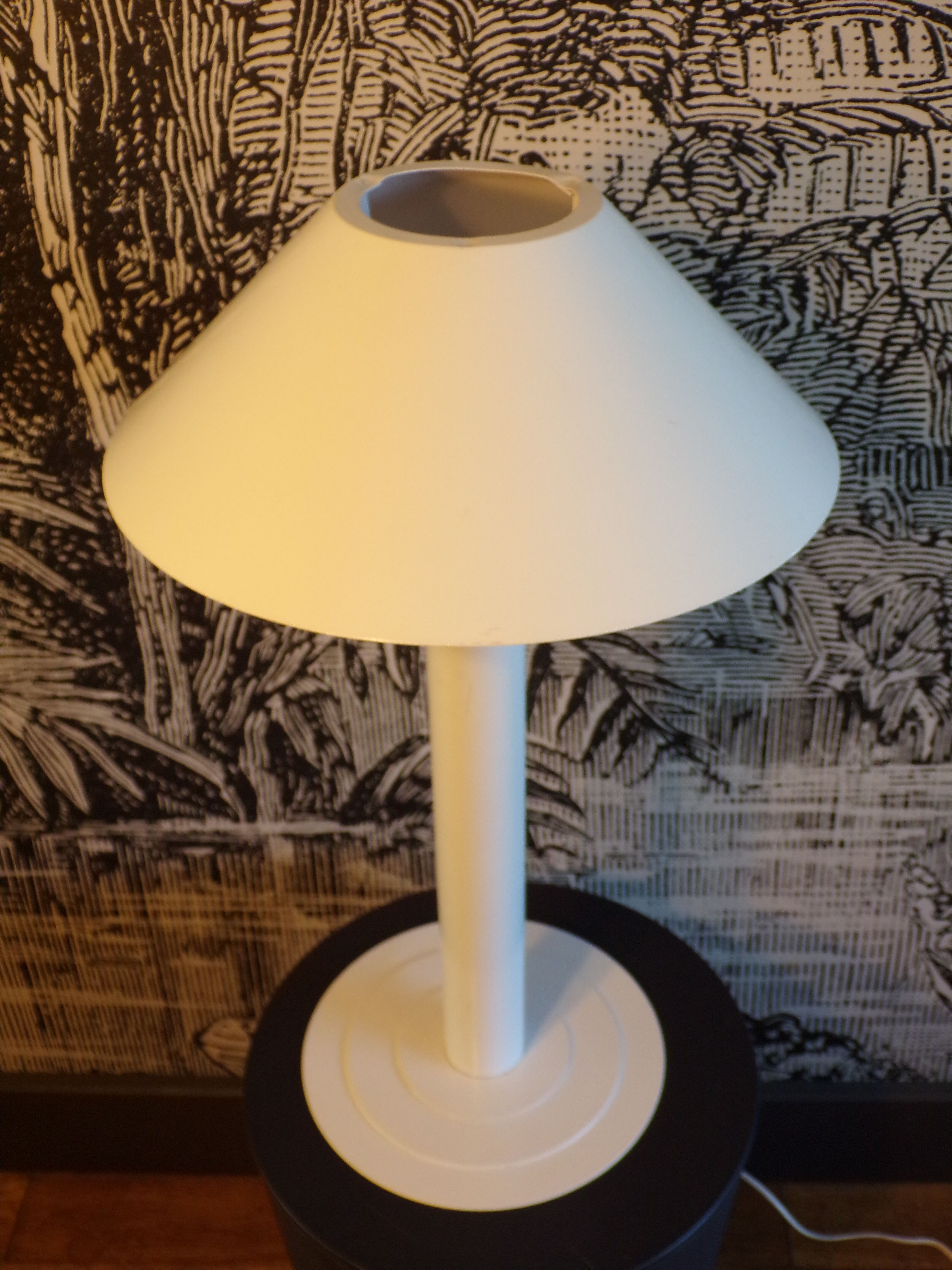 Lyfa metal lamp by Bent Karlby 1980