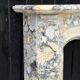 Louis XV style fireplace in purple breccia marble, circa 1880.