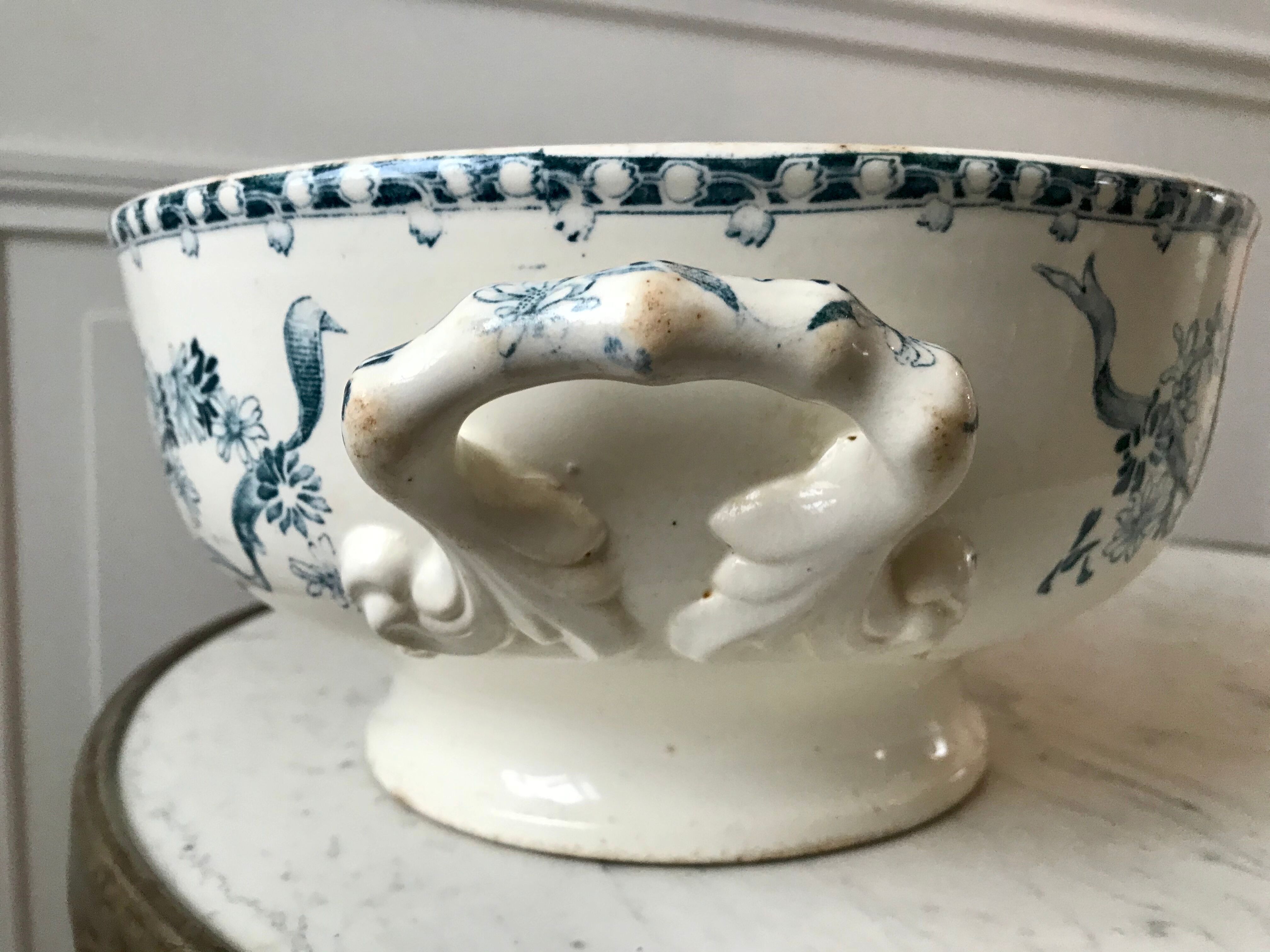 Salad bowl Iron Earth late nineteenth