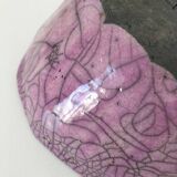 Raku style handcrafted ceramic cup