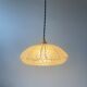 Pair of vintage art-deco pendant lamps