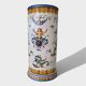 Vase cylindrique en faïence de Gien