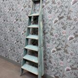 Old patinated stepladder (renovated)