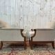 Louis XVI Living Room Sofa and Pair of Bergeres