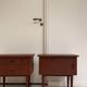 Tables de chevet en teck vintage