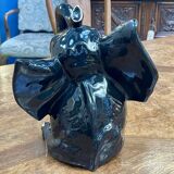 Ceramic elephant from Vallauris from the 70s