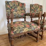 Pair of Louis XIII armchairs