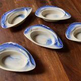 Ceramic fish ramekins signed Charles Amand