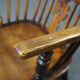 Chaise Windsor anglais antique, dossier haut, 18ème siècle