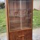 Art deco walnut showcase