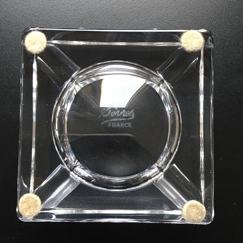 Vintage Sèvres Crystal Ashtray 9x9 cm