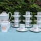 Service à café en porcelaine de Limoges