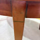 Extendable dining table in cherry wood