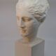 Female plaster head – antique style – decorative bust 43 cm