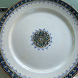 8 assiettes plates Sarreguemines U & C