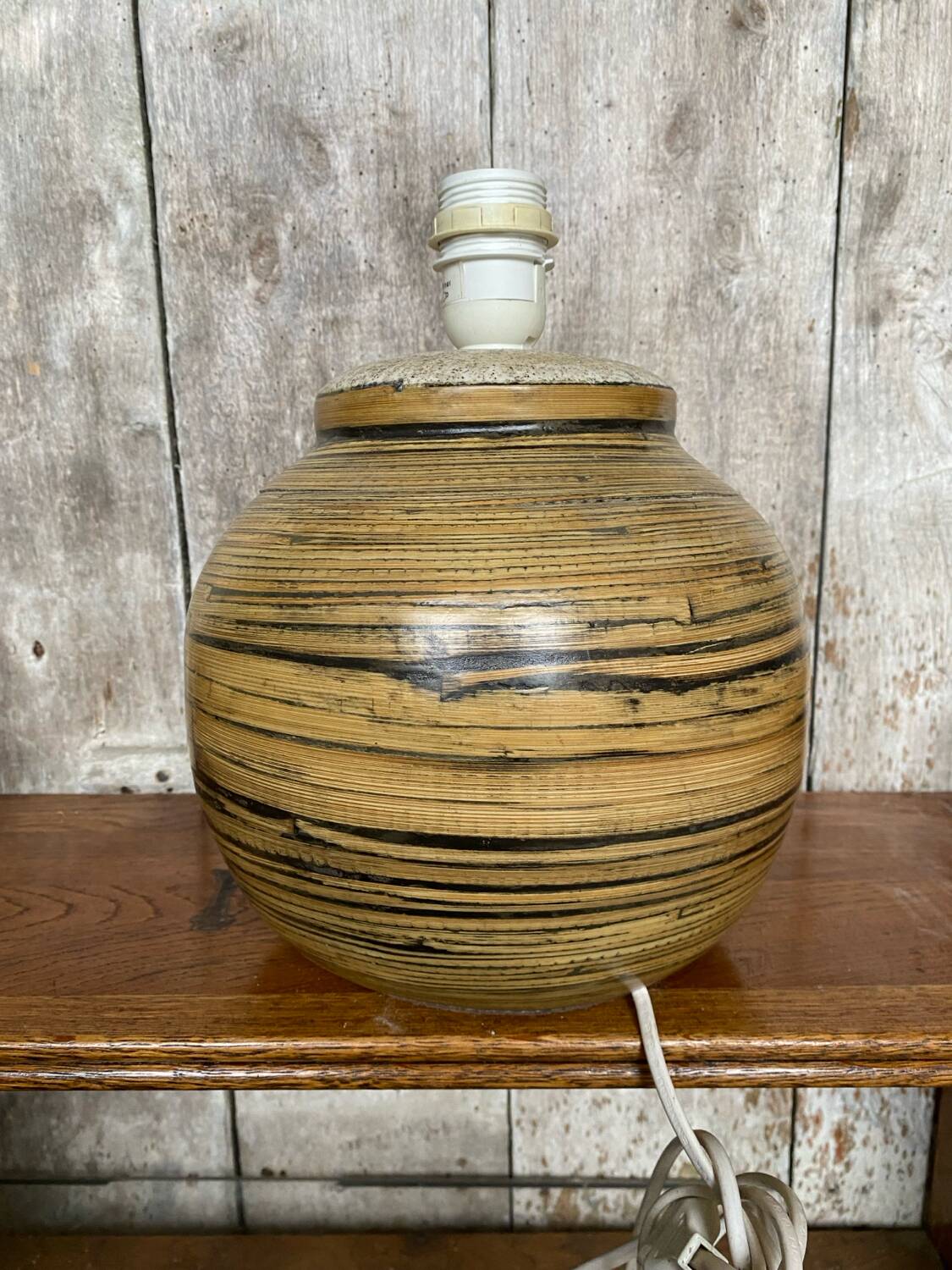Old lamp base reference kelly vintage ceramic