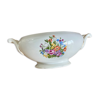 Digoin Sarreguemines vintage vegetable dish