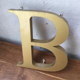Letter signs vintage gold old