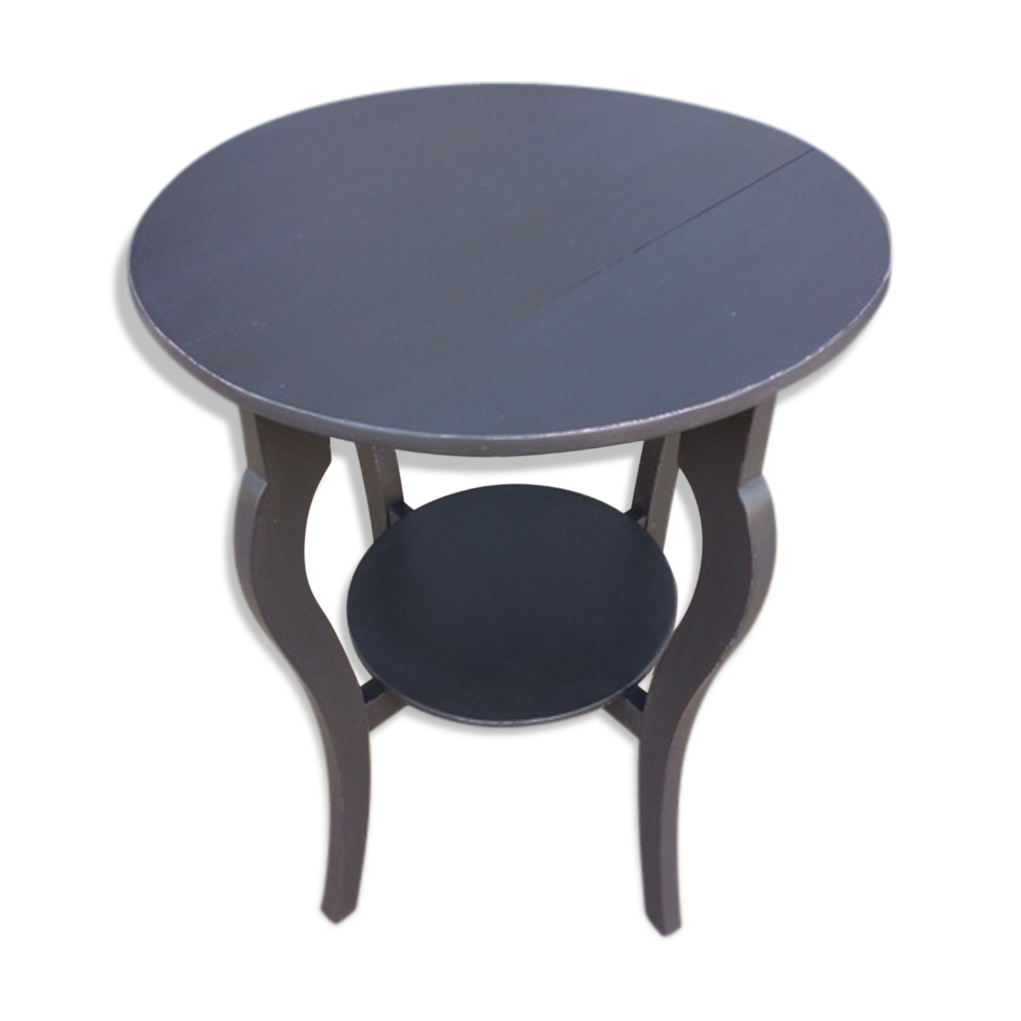 Anthracite side round table