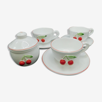 Set of 3 cups - cake plates - candy pot