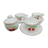 Set of 3 cups - cake plates - candy pot