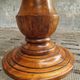 Table ronde ancienne en noyer 140 cm