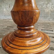 Old round table walnut dining table 140 cm