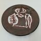 Enamelled ceramic plate by Jean Lurcat for Sant Vicens around 1950
