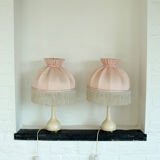 Pair of Scandinavian table lamps Hans-Agne Jakobsson, Markaryd Sweden, 1960